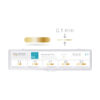 GOLDSTADT professional Kleepklambri 5-komplekt (0,1 mm, 5 x 10 tk)