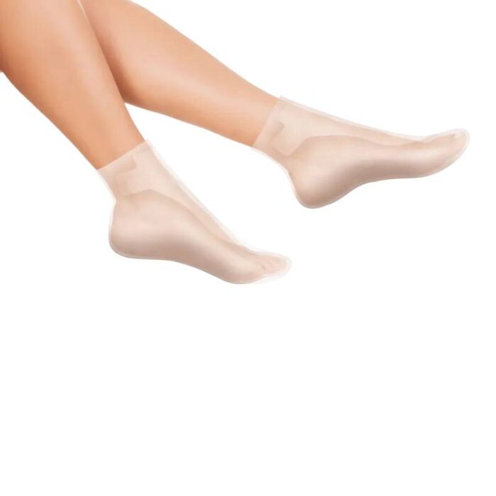 PEDIBAEHR® Apelsini-sidrunheina fliismask jalgadele, 1 paar - Image 2