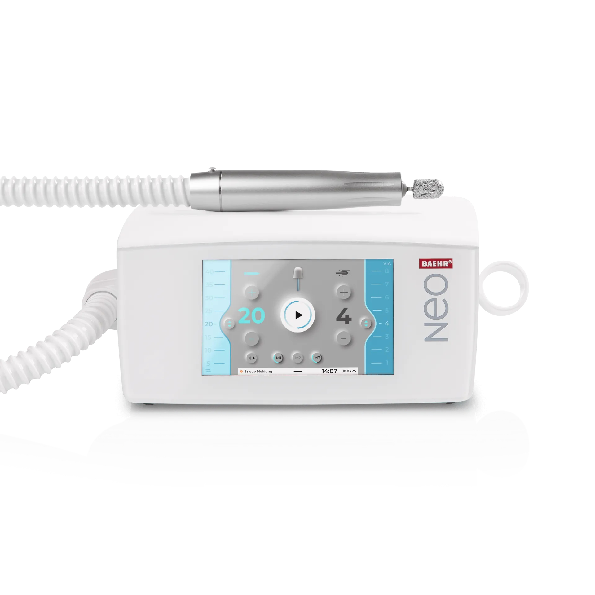 BAEHR® NEO VIA Pediküüriaparaat kuiva tehnoloogiaga