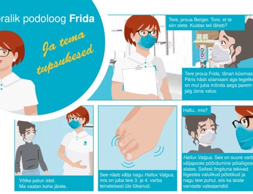 Sõbralik podoloog Frida ja tema tupsukesed